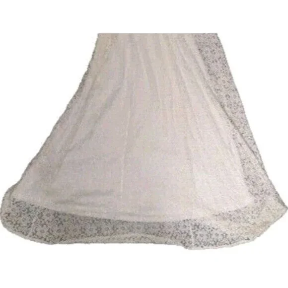 Lookbook Women’s Maxi Dress Size 12 Ivory 3/4 Sleeve Lace NEW with Tags - Picture 7 of 15